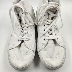 Vans Sky 8 White High-Top Skate Sneakers Size 10